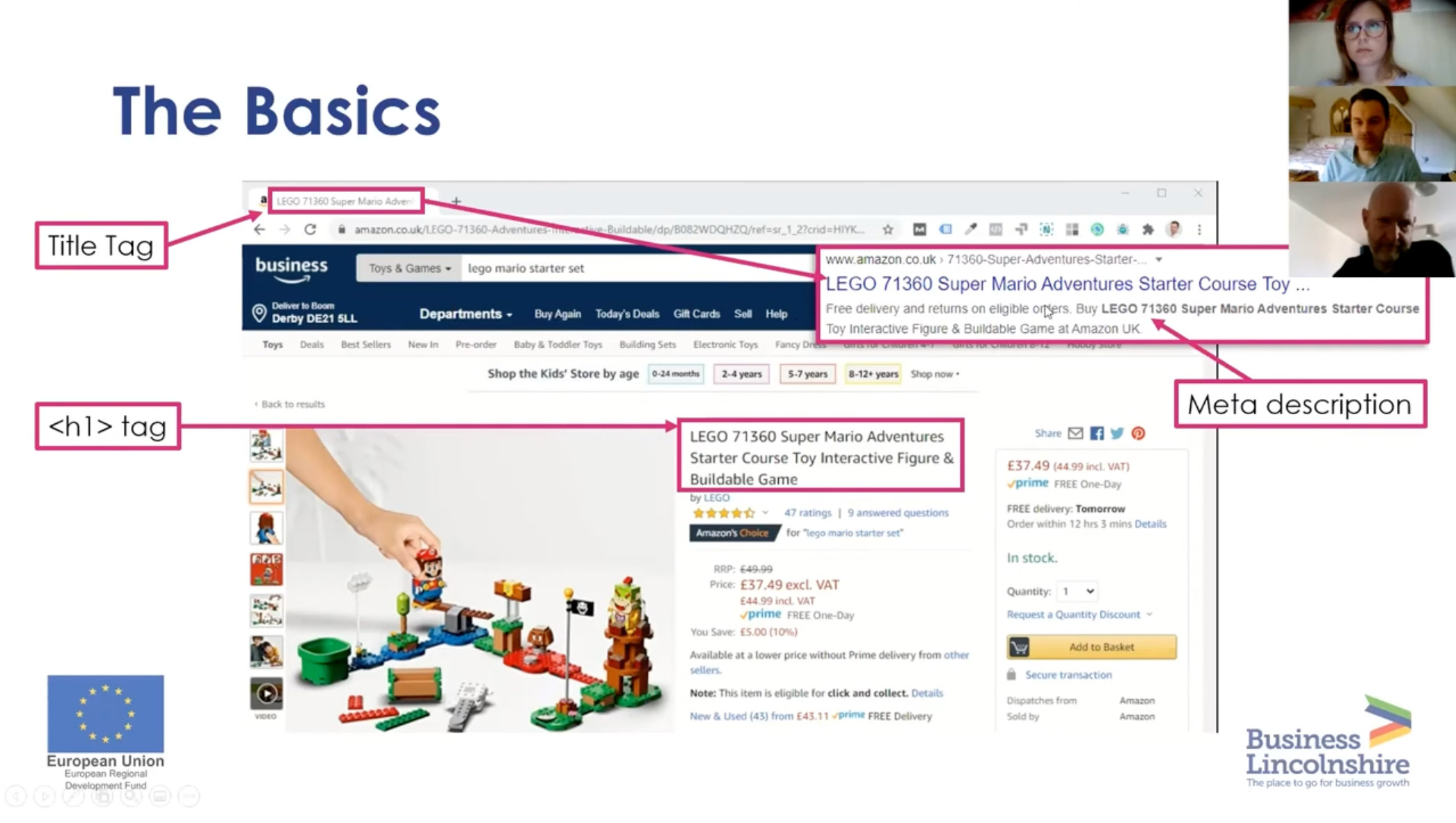Bitesize Lincs – Increase Sales on your E Commerce Site