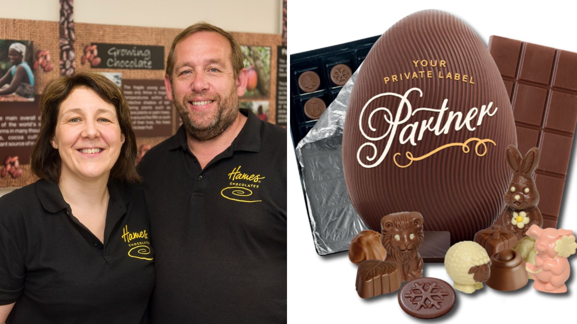 Aldi received 120,000 eggs from Skegness Chocolatier, Hames Chocolate