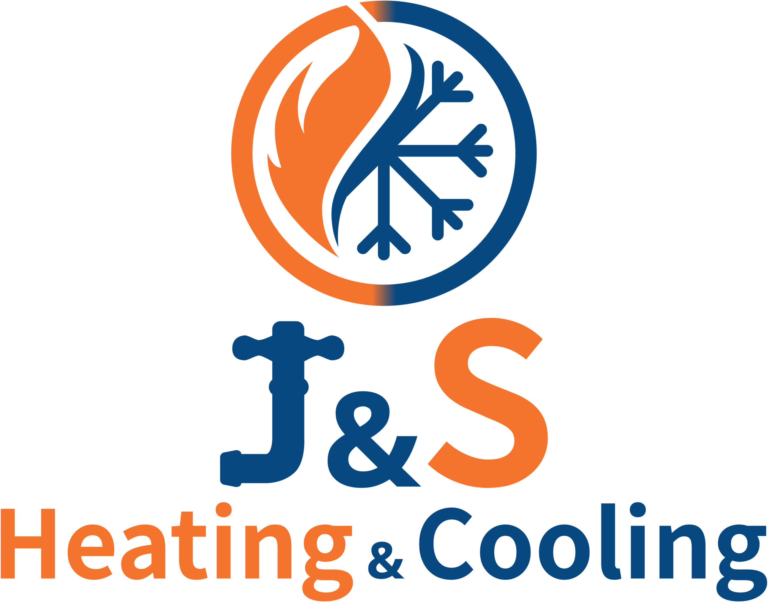 J & S Heating and Cooling Logo