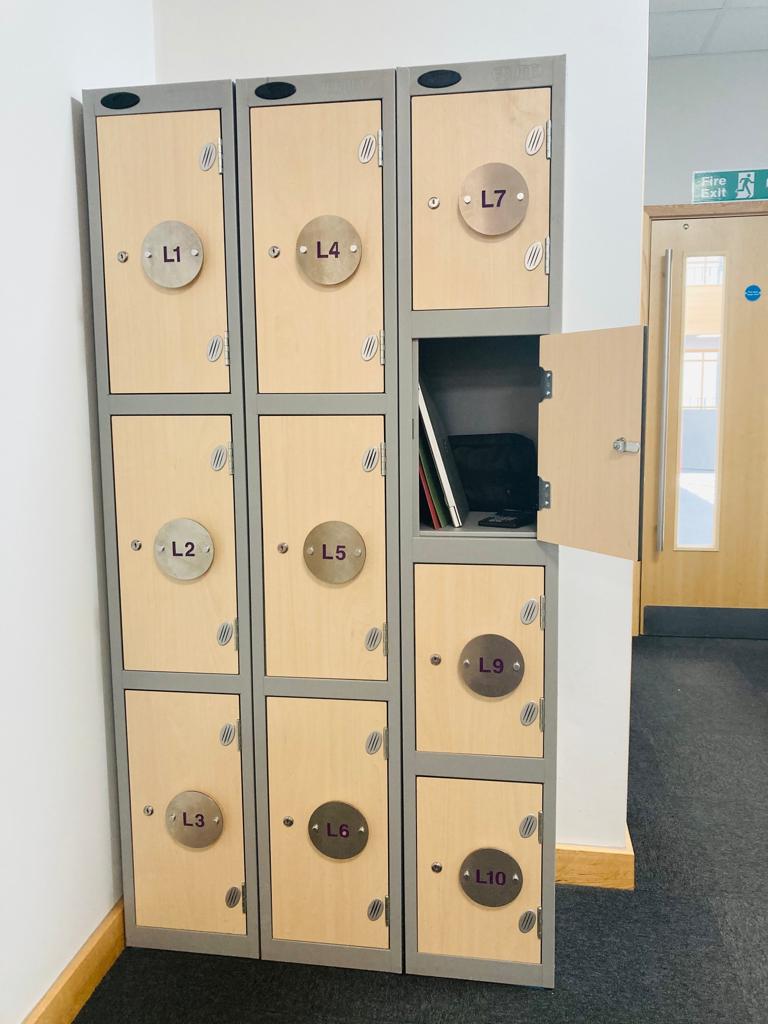 Lockers For Work Pods - Eventus Business Centre - Business Lincolnshire